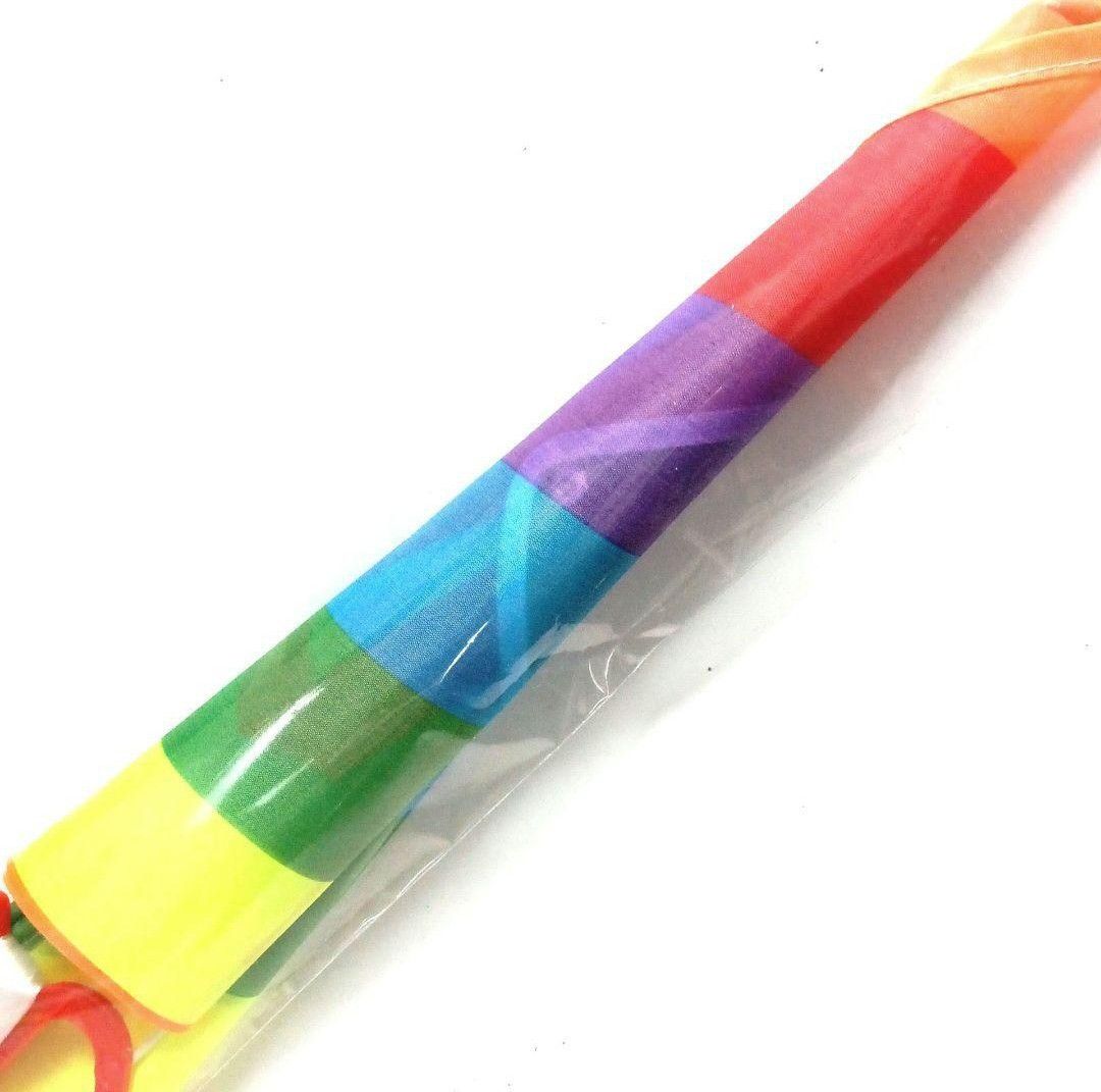 凧 レインボー 三角 凧揚げ 虹 カラフル 3個セット