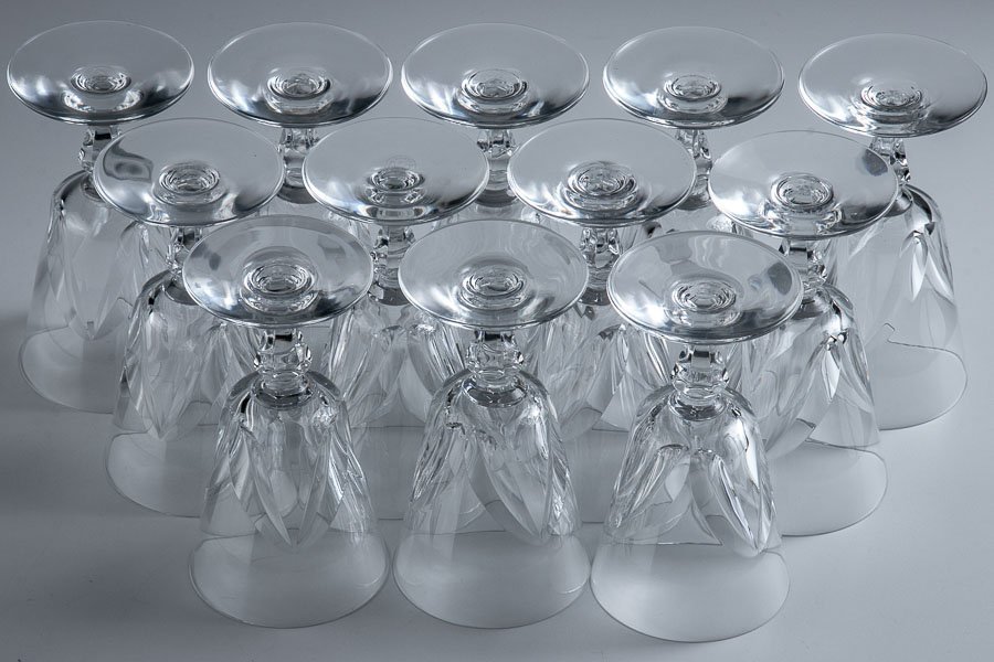 超特価激安 Baccarat】『 バカラ ワイングラス 「CHARTRES」 12客 10061 工芸ガラス