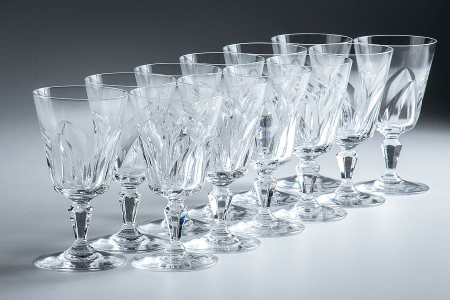 インポート・海外人気ブランド Baccarat】『 バカラ ワイングラス 「CHARTRES」 12客 10061 工芸ガラス