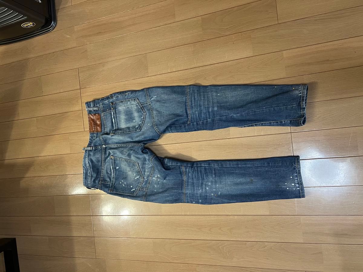 ★激安★ディースクエアード 名作【DSQUARED2】TIDY BIKER JEAN サイズ46/立体裁断 ストレッチ デニム