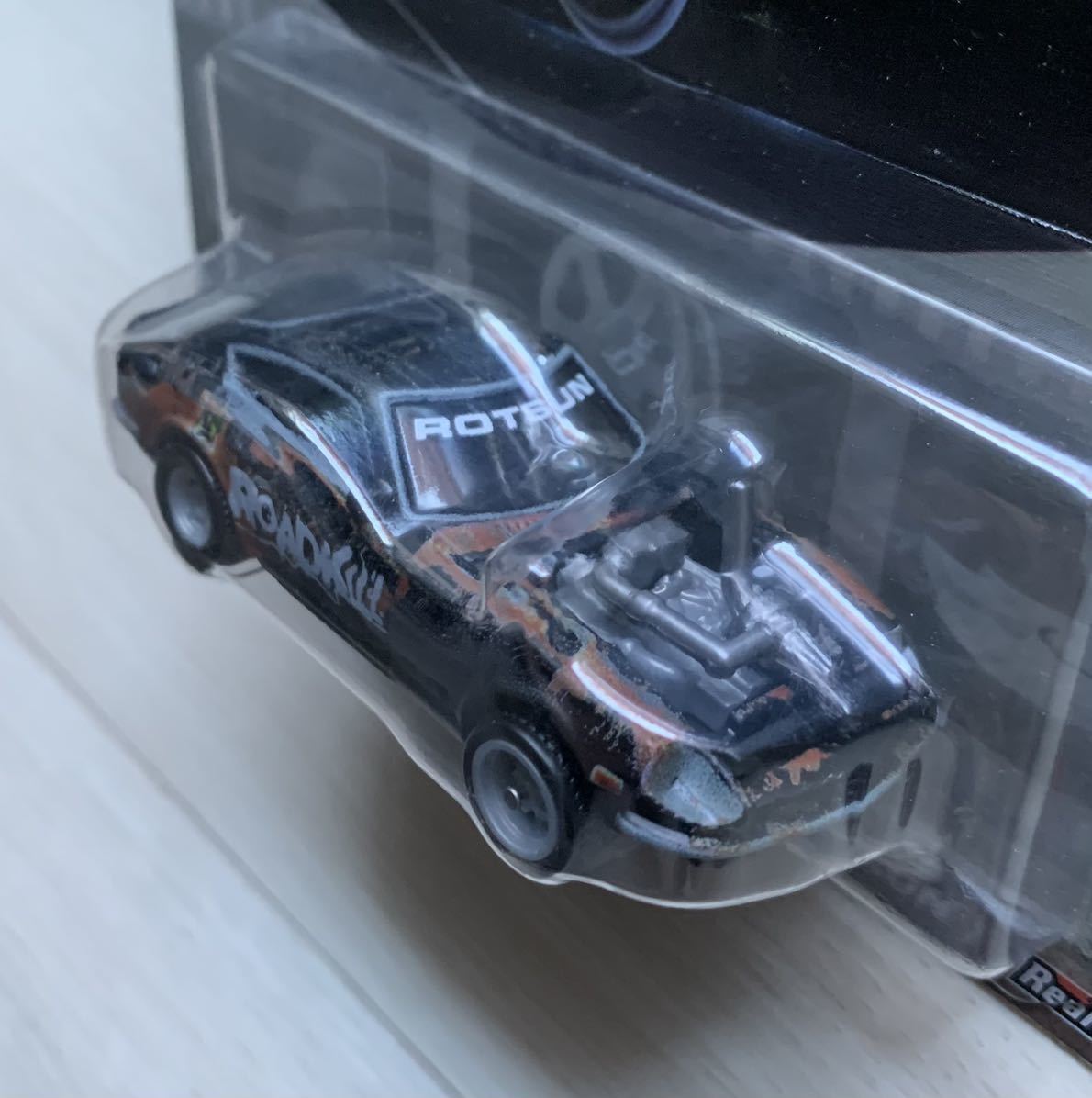 箱発送　★　ホットウィール　ポップカルチャー　カスタム '71 ダットサン 240Z ( ロットサン )　★　ミニカー Hot Wheels ROADKILL ROTSUN_画像3