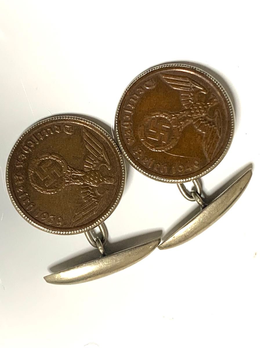 1940年 ヴィンテージ ドイツ コイン カフス|Yahoo!フリマ(旧 1940年 ヴィンテージ ドイツ コイン カフス|Yahoo!フリマ(旧