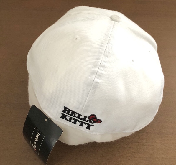 HELLO KITTY New Era CAP white embroidery cap hat HAT limitation collaboration NEWERA Sanrio Sanrio white Hello Kitty 