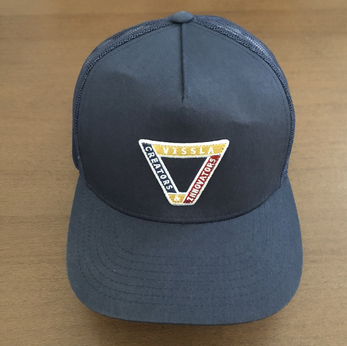 VISSLA 刺繍 ロゴ CAP メッシュ TRUCKER キャップ 紺 ネイビー RHC ロン ハーマン ら コラボ 別注 ブランド 好きに も SURF サーフィンの画像2