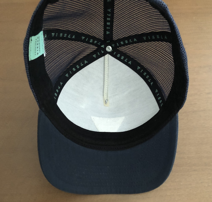 VISSLA 刺繍 ロゴ CAP メッシュ TRUCKER キャップ 紺 ネイビー RHC ロン ハーマン ら コラボ 別注 ブランド 好きに も SURF サーフィンの画像4