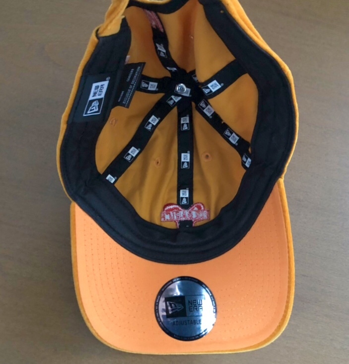 Nulbarich ニューエラ CAP オレンジ 刺繍 キャップ 帽子 HAT 限定 コラボレーション NEWERA 完売品 ライト ブラウン 系 ナルバリッチ_画像4