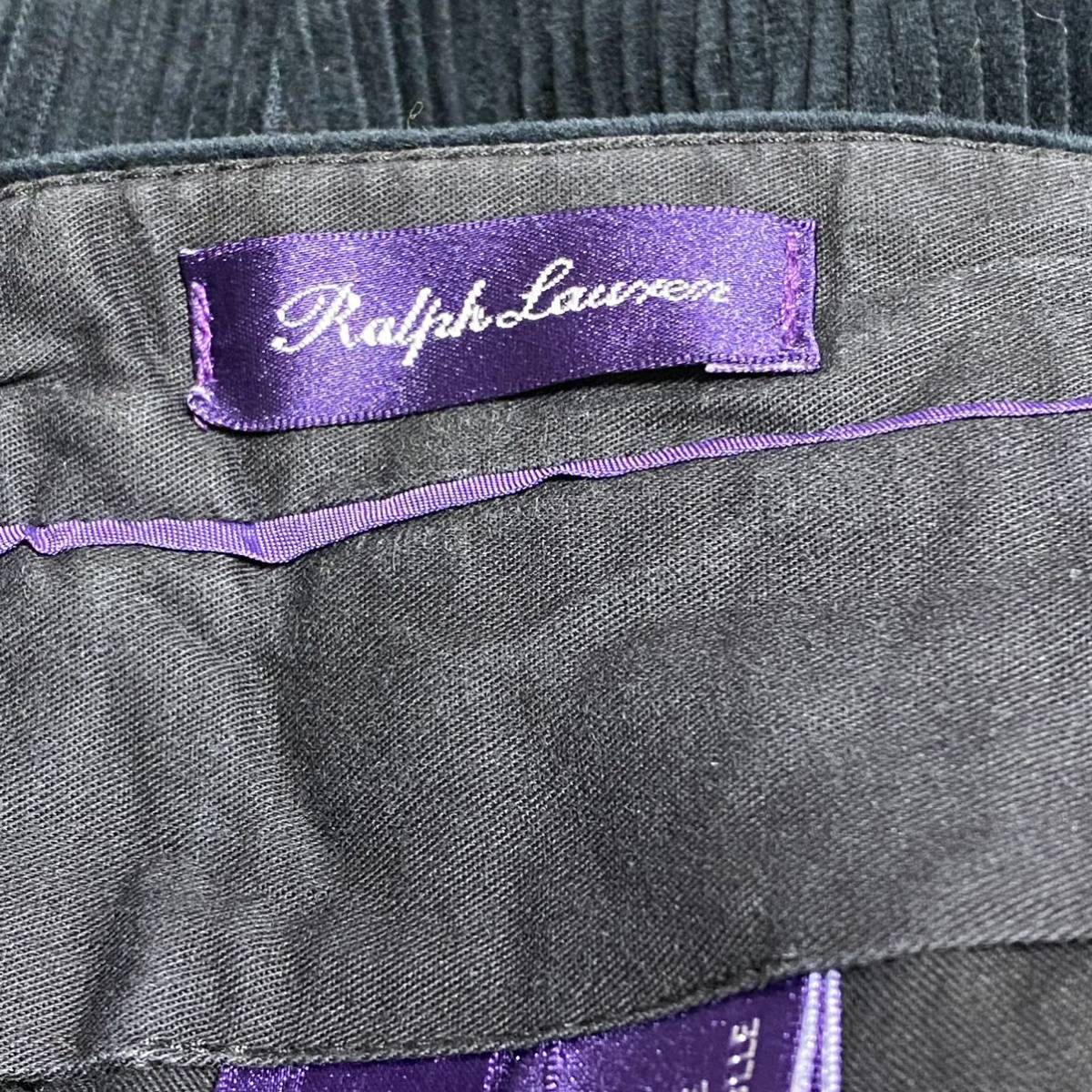 RALPH LAUREN PURPLE LABEL ラルフローレンパープルレーベル 2タックコーデュロイワイドパンツ イタリア製 コレクションライン 34 XL_画像3