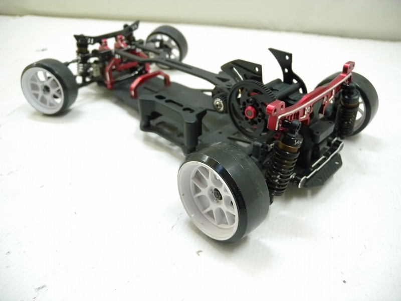 C5229◆ヨコモ YD-2 電動RC RWDドリフトカー EX-Ⅱ RaveDカスタム ※タイヤ以外使用感少な目 中古現状渡し_画像4