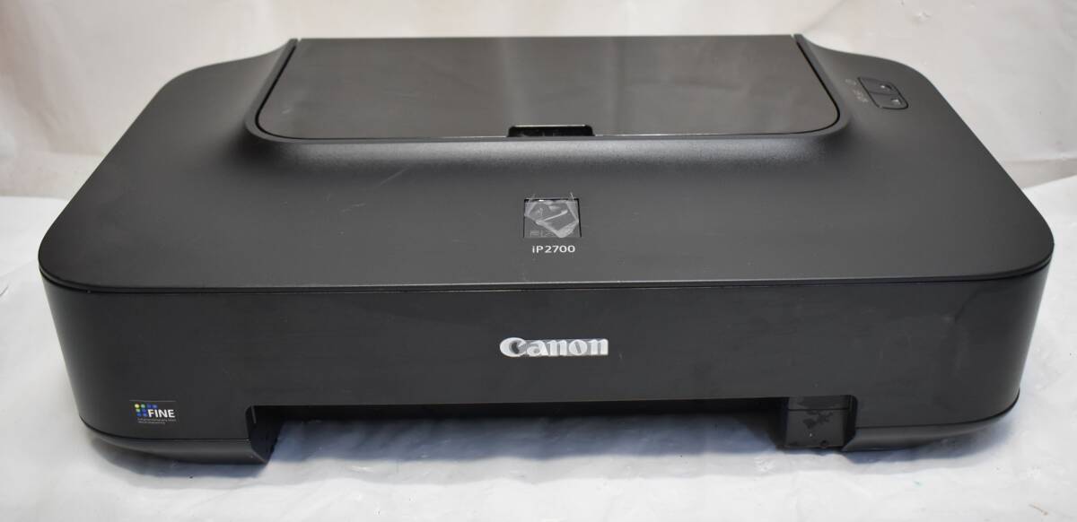 ●使用少●●CANON PIXUS IP2700（本体、インク無し）（廃インク率：3％、総印刷：390枚）初期動作保証付き●●S/N8679_画像1