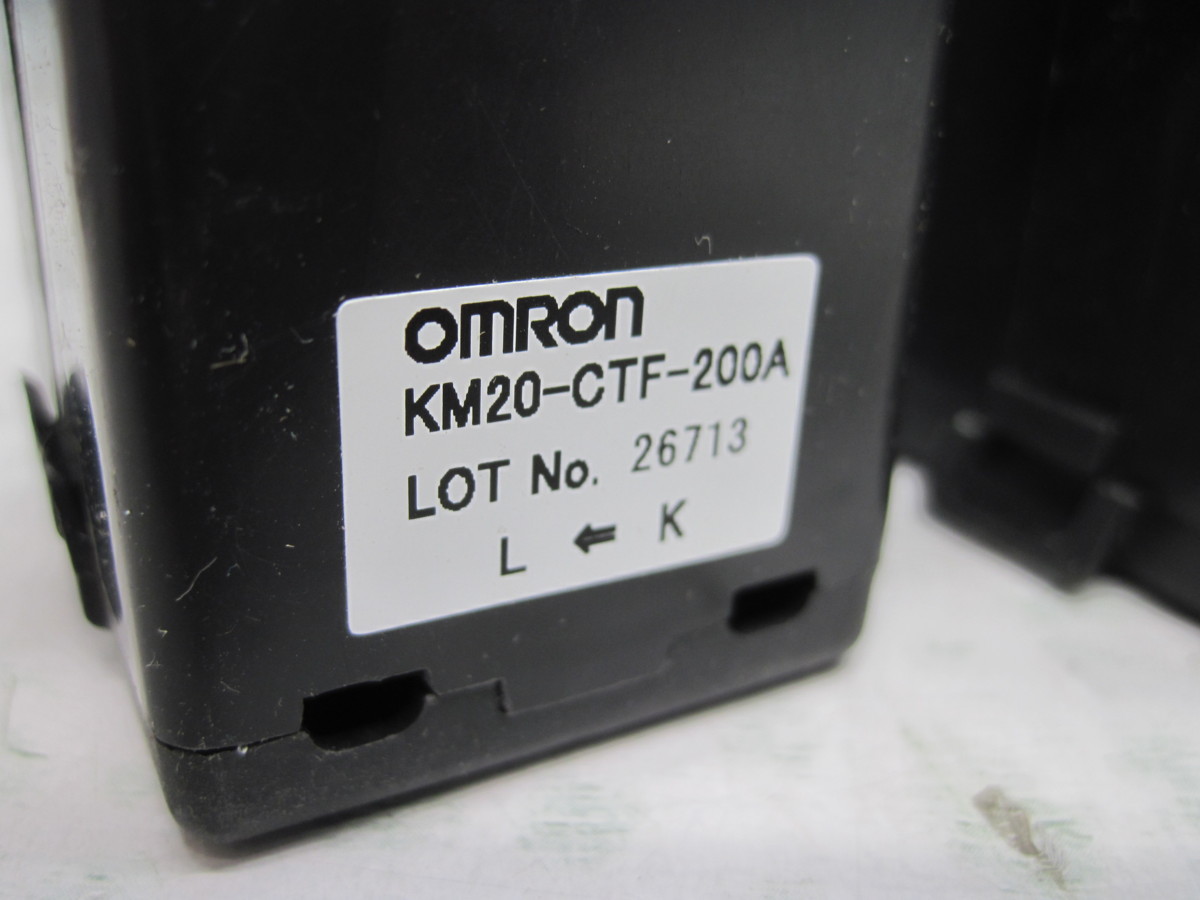 オムロン 小型電力量センサ用 分割型変流器 KM20-CTF-200A 3個セット_画像4