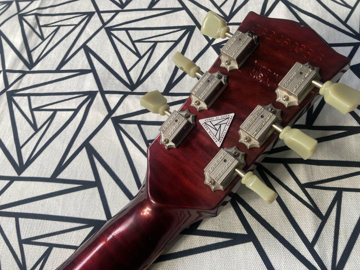 Gibson / SG ” Burgundy Grain “-ZEEK REBUILT-_画像9