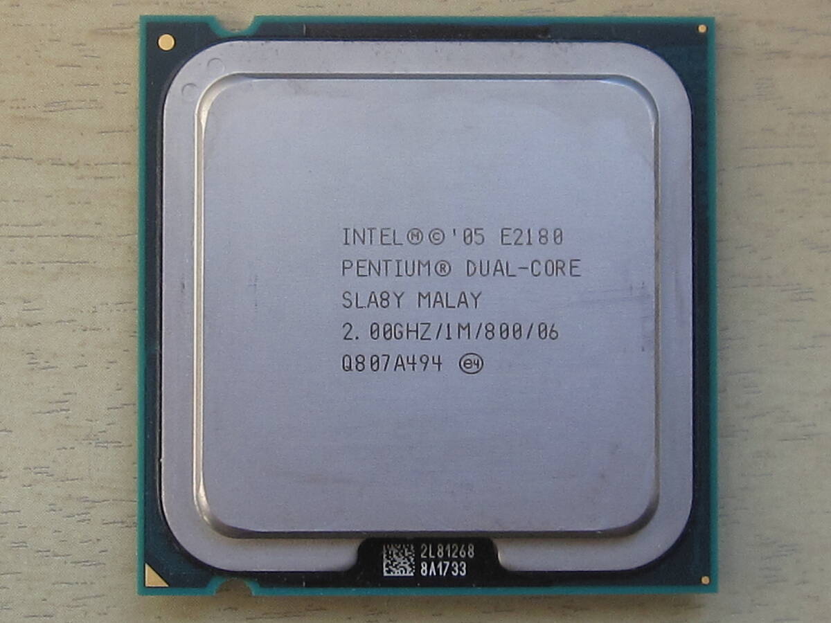 LGA775 E2180 2.00GHZ/1M/800 Pentium Dual Core 2000/60211_画像1