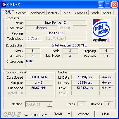 ファンレス　SLOT1 Pentium II 300MHz 80522PX300512EC 101 10800/22240113_画像6