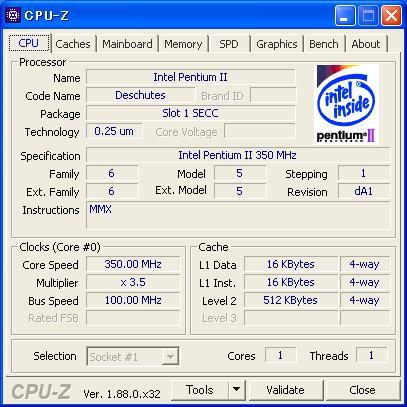 ファンレス　SLOT1 Pentium II 350MHz 80522PX350512 0244 10800/22240113_画像6