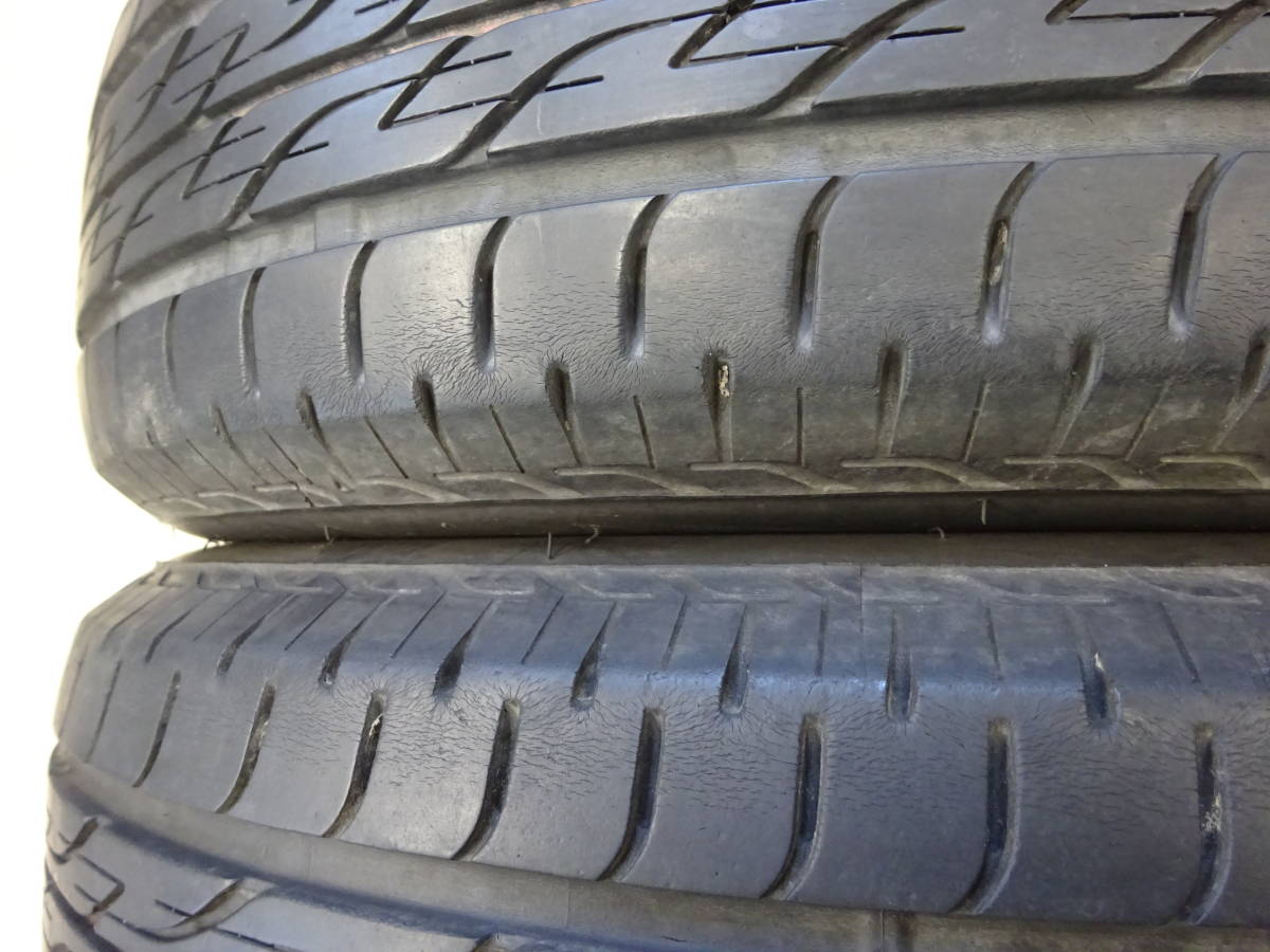 T-13　BS NEXTRY　★155/65R14 75S★　2本　溝あり 約8.5分山　高年式 2019年式　ブリヂストン　ネクストリー　軽自動車　に是非　！_画像4