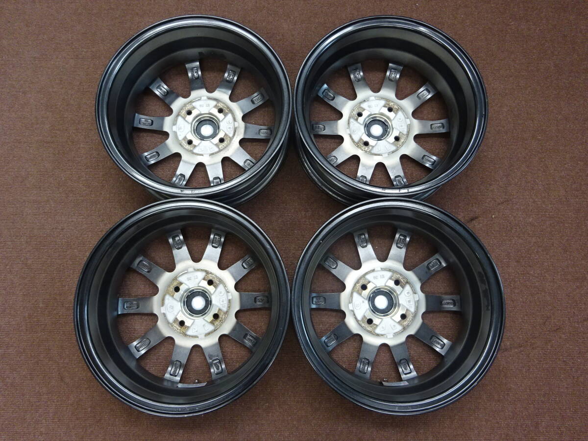 A-66　ZACK SPORT-01　★14×4.5J ET50 PCD100 4H 4本★　比較的 程度良好　軽量 約5.2キロ VIP　Racing　sports　軽自動車　等に是非　！_画像10