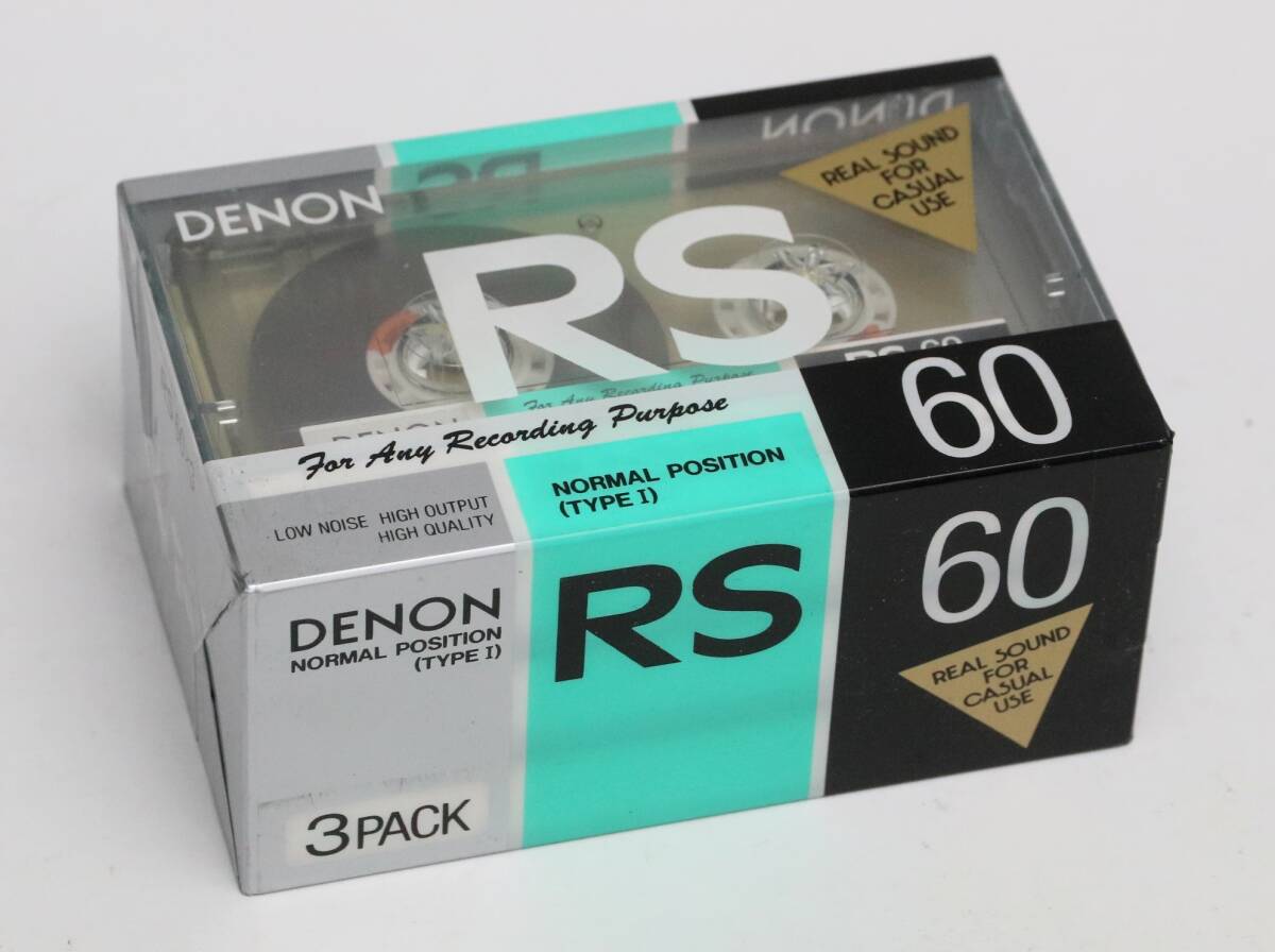 DENON RS 60 TYPE-Ⅰ カセット 3本パック 未使用_画像2