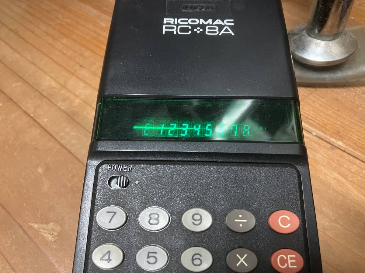  Ricoh RICOMAC RC8A old calculator secondhand goods 