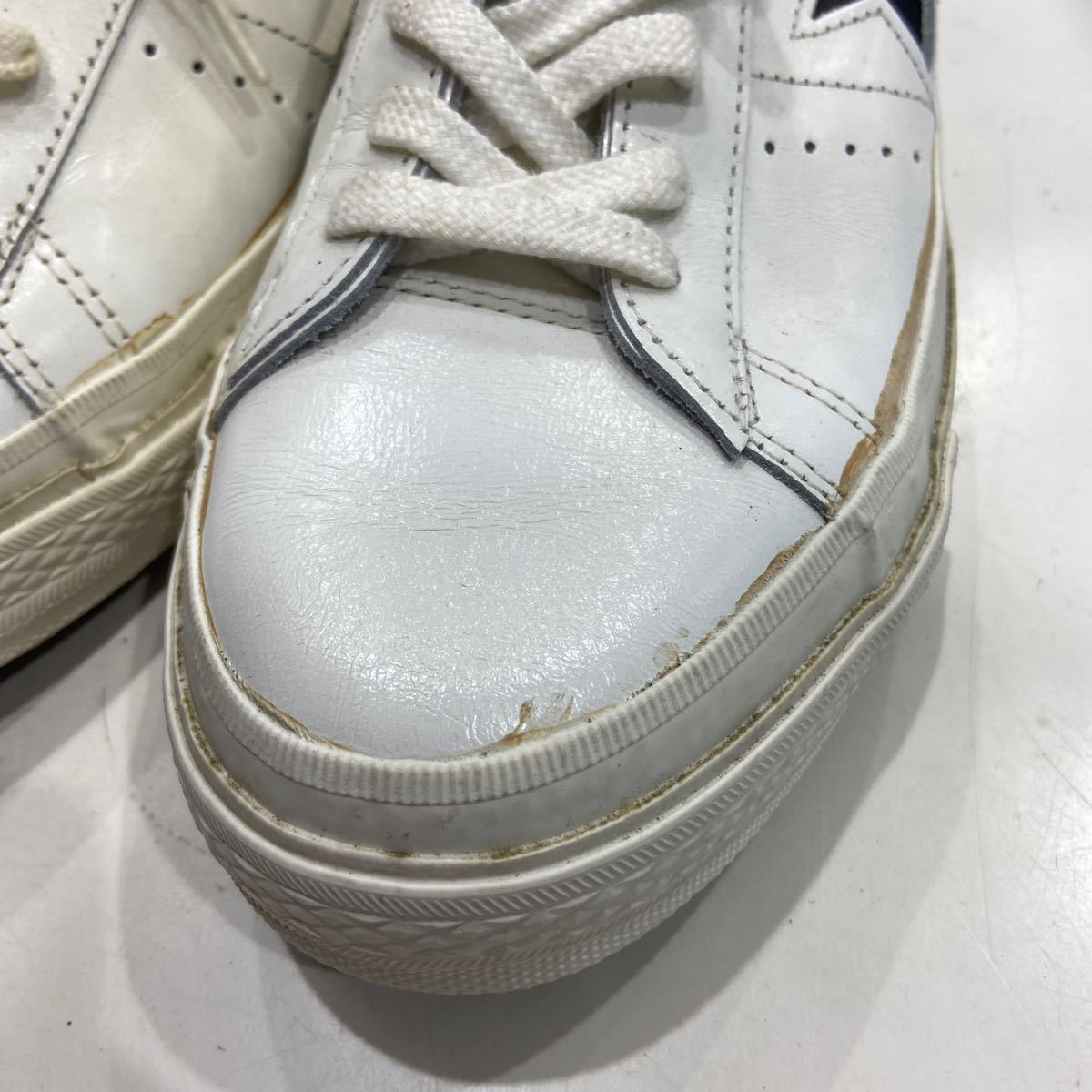 【converseコンバース 】ローカットスニーカー オールスター ワンスター US8 ホワイト 2402oki_画像5