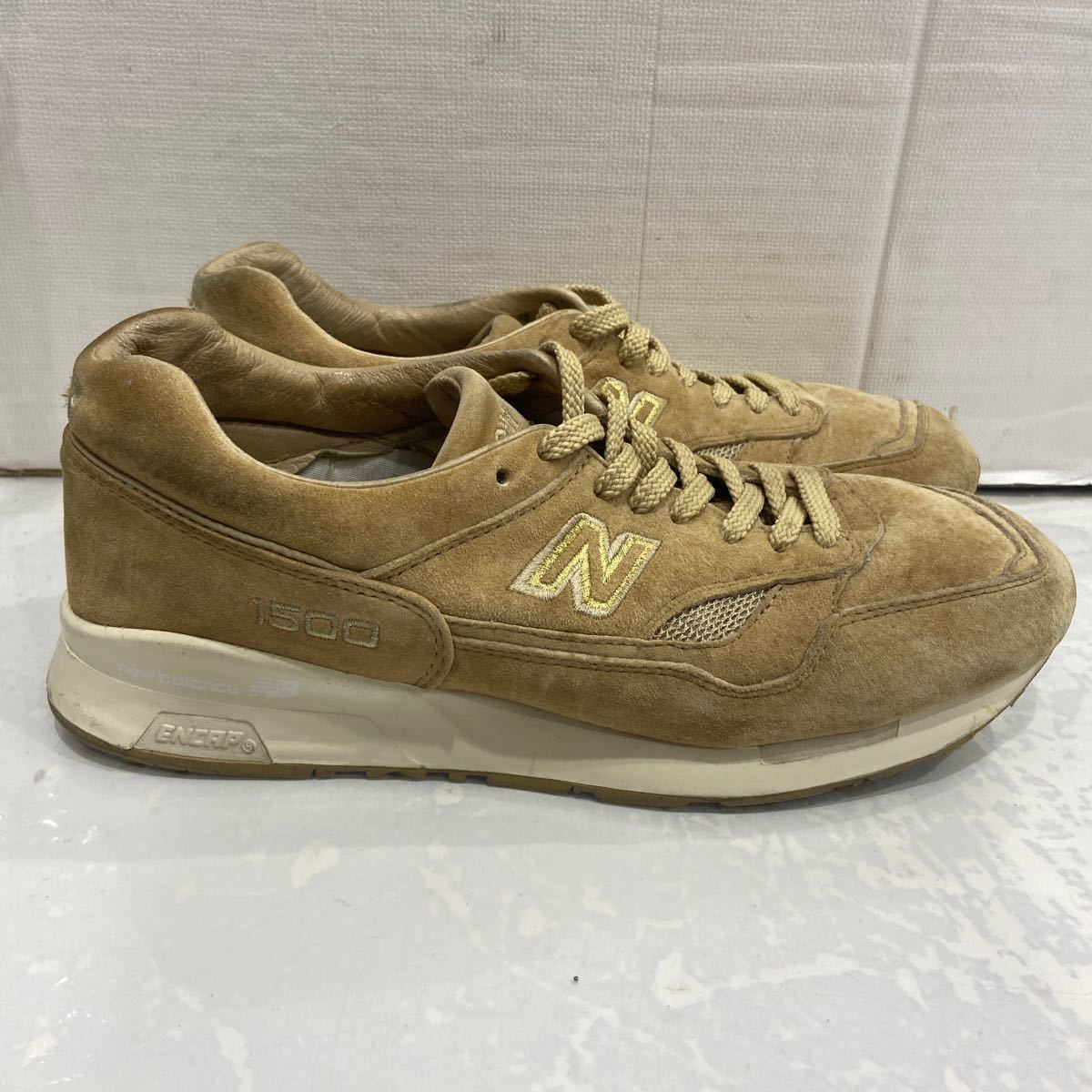 【New Balance ニューバランス】CM1500UA New Balance×UNITED ARROWS ローカットスニーカー 28.5cm US10.5 ベージュ スウェード 2402okiの画像4