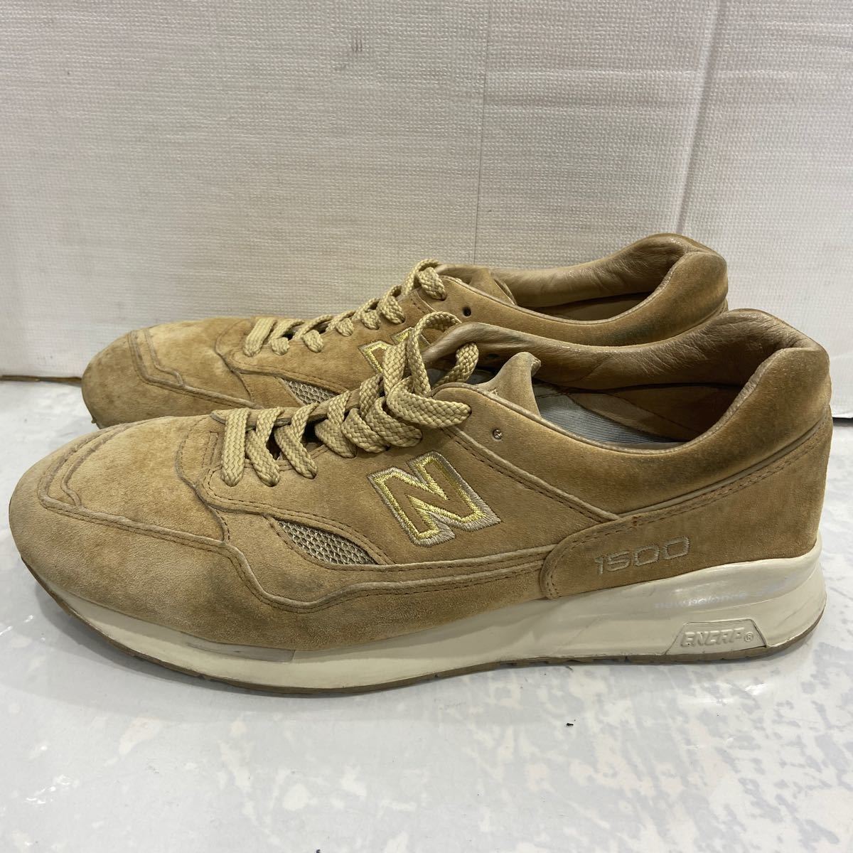 【New Balance ニューバランス】CM1500UA New Balance×UNITED ARROWS ローカットスニーカー 28.5cm US10.5 ベージュ スウェード 2402okiの画像2