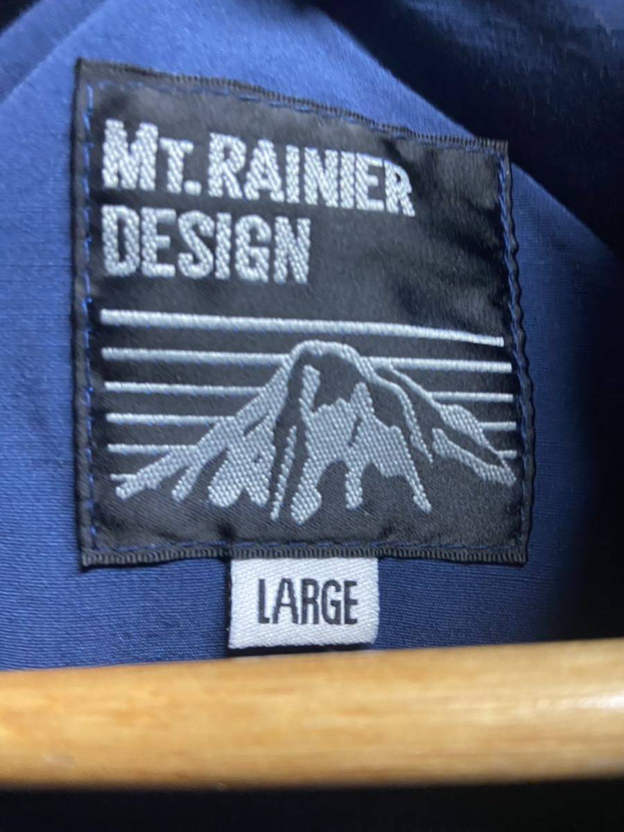 【Mt RAINIER DESIGN マウントレイニアデザイン 】マウンテンパーカー L コットン ネイビー 無地 アノラックパーカー メンズ 2402oki_画像5