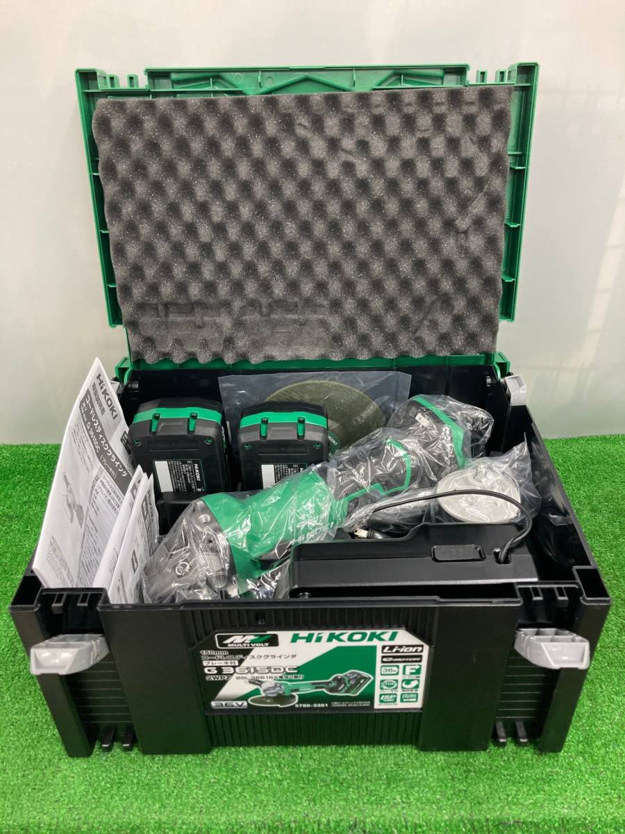 中古品】☆HiKOKI(ハイコーキ) G3615DC(2WPZ) フルセット 中古品】☆HiKOKI(ハイコーキ) G3615DC(2WPZ) フルセット