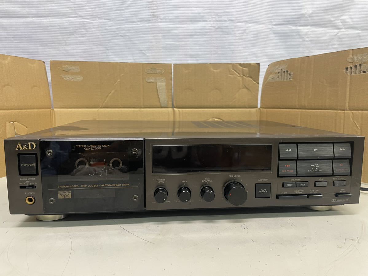 N1109/A&D GX-Z7000 カセット デッキ 3ヘッド ジャンク