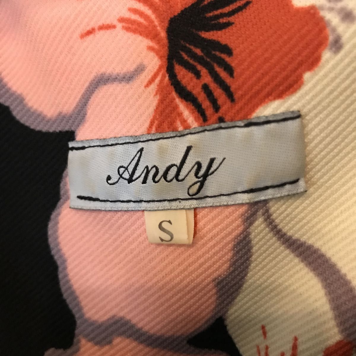 ワンピース　ドレス　キャバ　花柄　Andy Sサイズ　クラブ