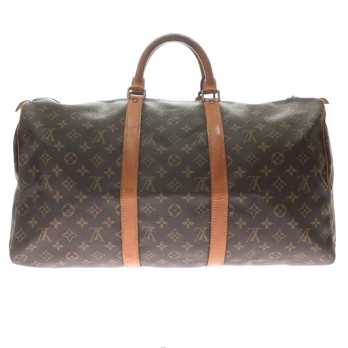 1円スタート LOUIS VUITTON ルイ・ヴィトン キーポル50 M41426 VI881 モノグラム ボストンバッグ ハンドバッグ トラベルバッグ 旅行かばん_画像2