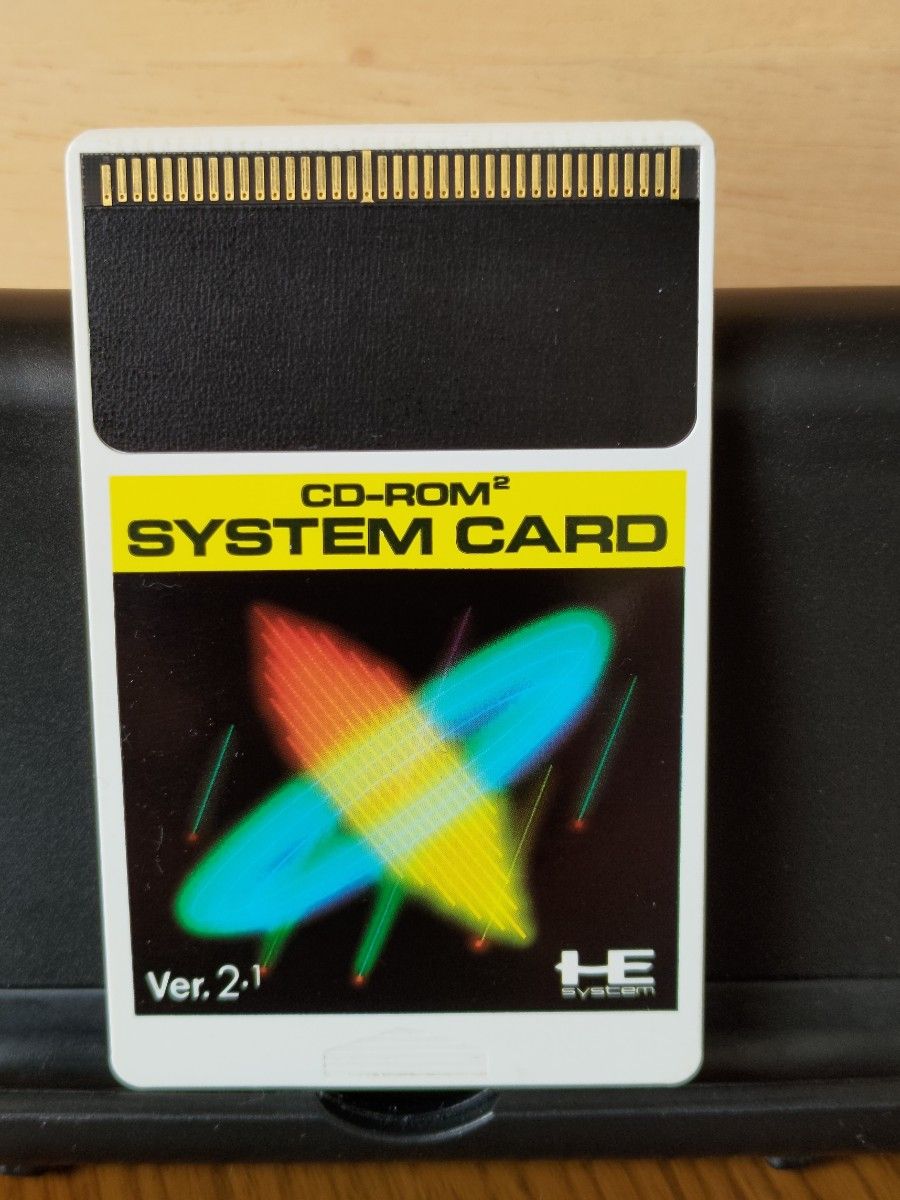 PCエンジン CD-ROM2 SYSTEM CARD Ver.2.1 カードのみです。