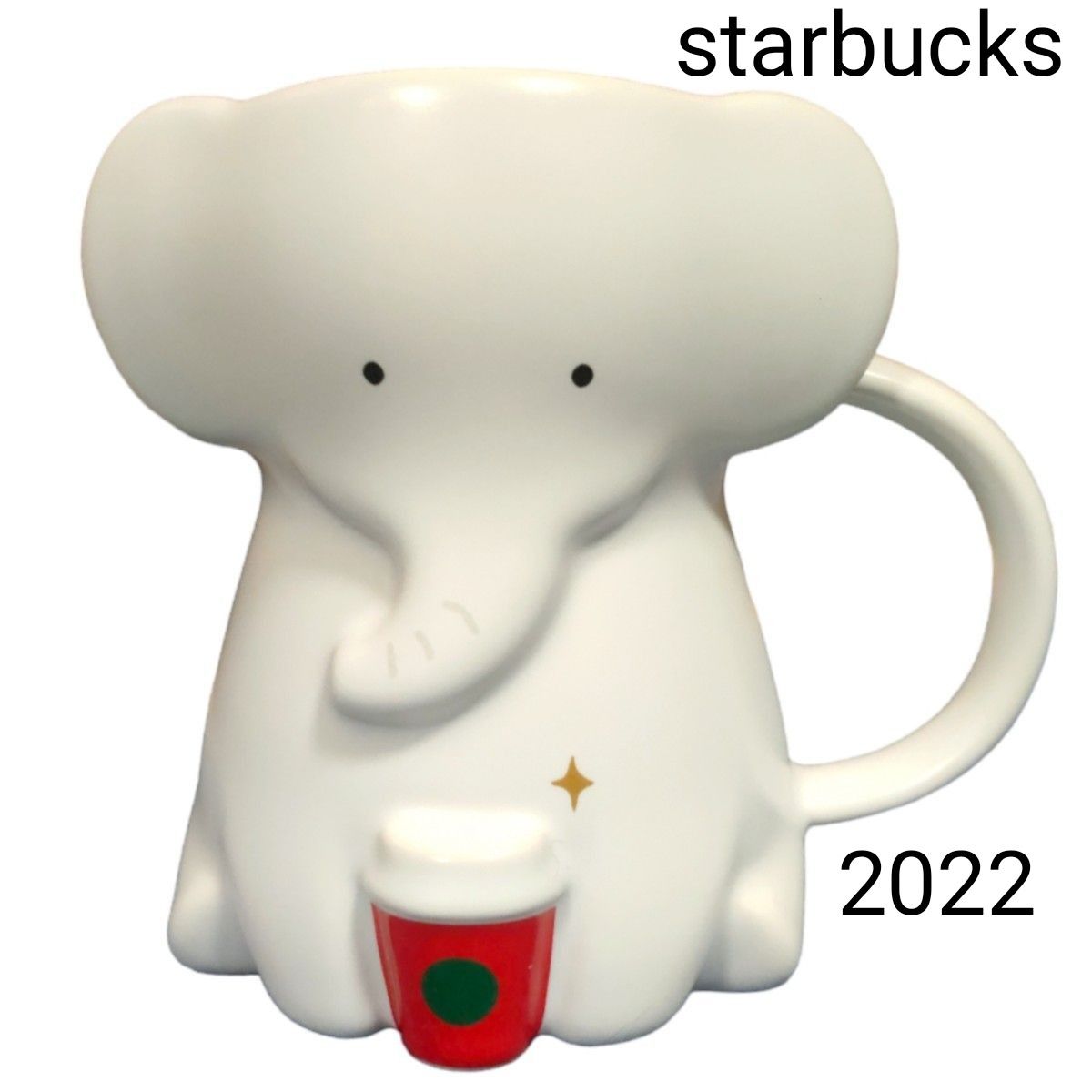 新品未使用 スターバックス マグエレファント ホリデー2022 アニマル 動物 白 象 STARBUCKS マグカップ  モチーフ｜Yahoo!フリマ（旧PayPayフリマ）