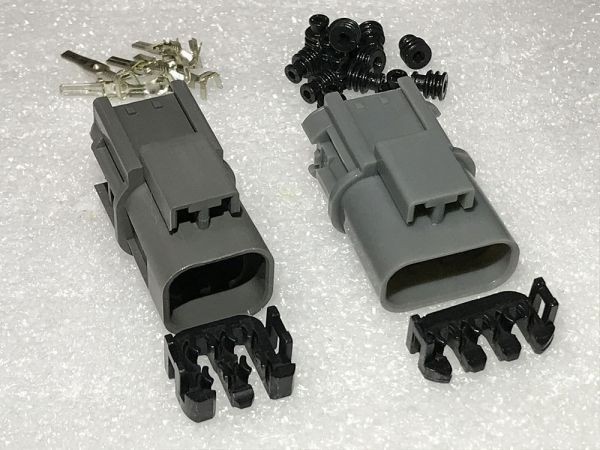 [O2/58-3PMS/4PMS]O2 sensor 3 pin 4 pin coupler connector set male inspection ) Skyline GT-R RB26 BNR32 BCNR33 BNR34