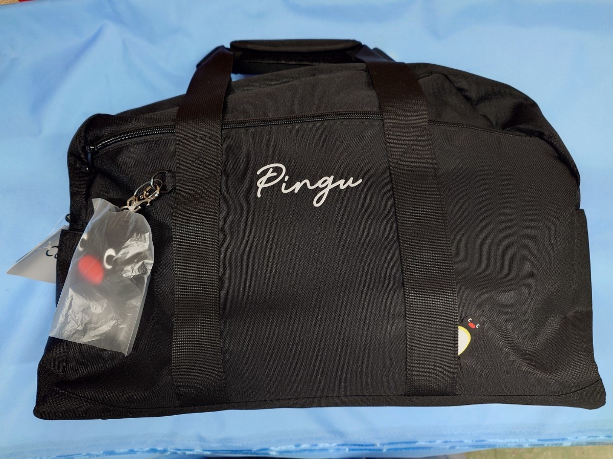  new goods *[ Pingu PINGU] Boston bag * traveling bag .. travel nature ..