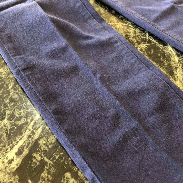 【美品】TWO:C★トゥーシー レーヨン混綿パンツ レディースパンツ チノパン 紺色 ネイビー 青 40サイズ_画像10