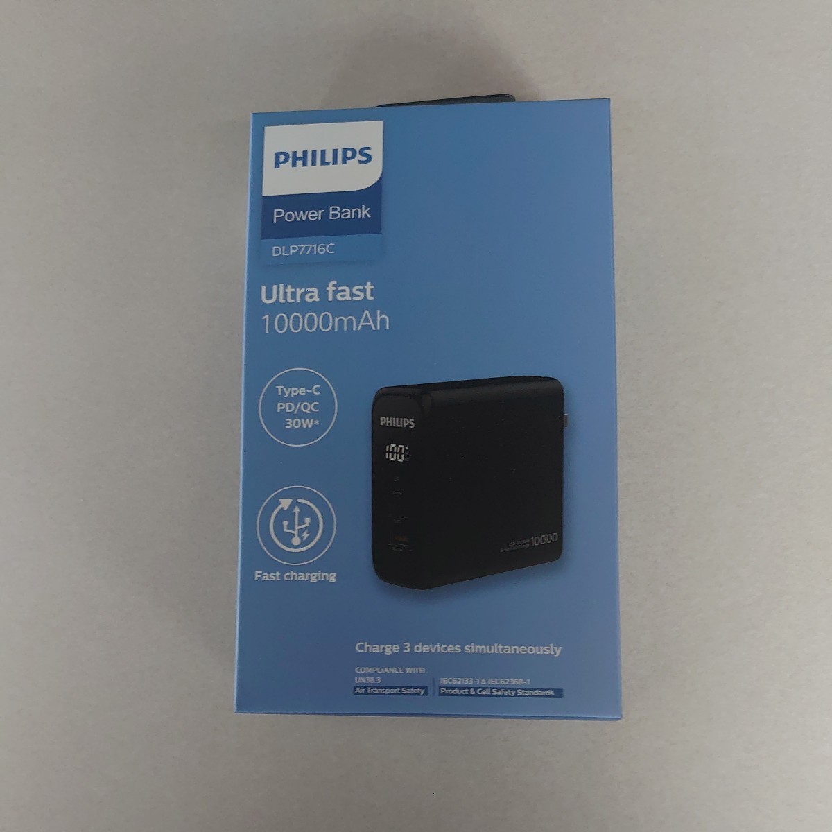  this is last. exhibition Philips charger & mobile battery DLP7716C 10,000mAh