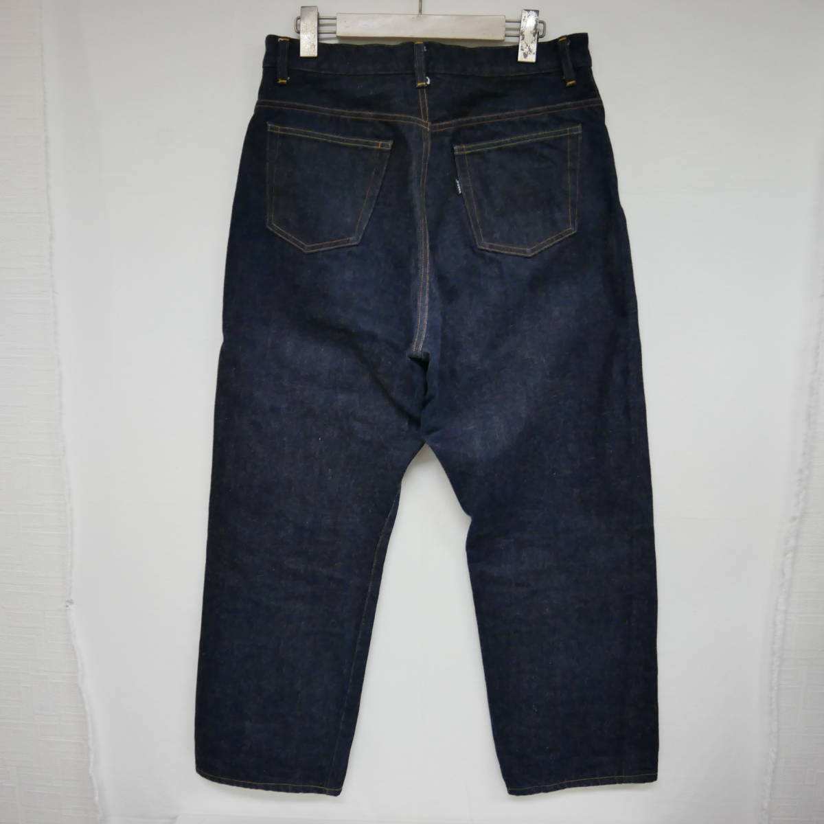 【1円】良好 国内正規 YAECA ヤエカ 2-14W CROPPED DENIM PANTS 14オンス セルビッチデニム 5ポケットパンツ 赤耳 定価19800円 INDIGO 30_画像3