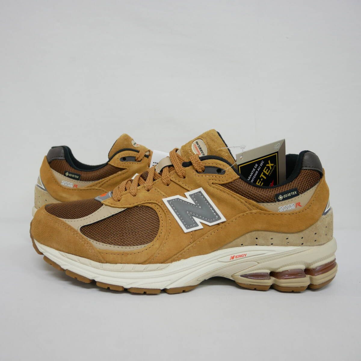 【1円】未使用 国内正規 new balance ニューバランス GORE-TEX M2002RXF M2002R 2002 GTX スニーカー スエード TOBACCO ブラウン US9 27 D_画像2