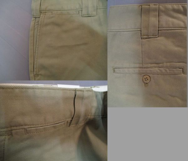 W30 ディッキーズ WD791 ラスティーリラックスパンツ ヴィンテージチノ Dickies FLAT FRONT RUSTY WORK PANT RELAXED_画像6