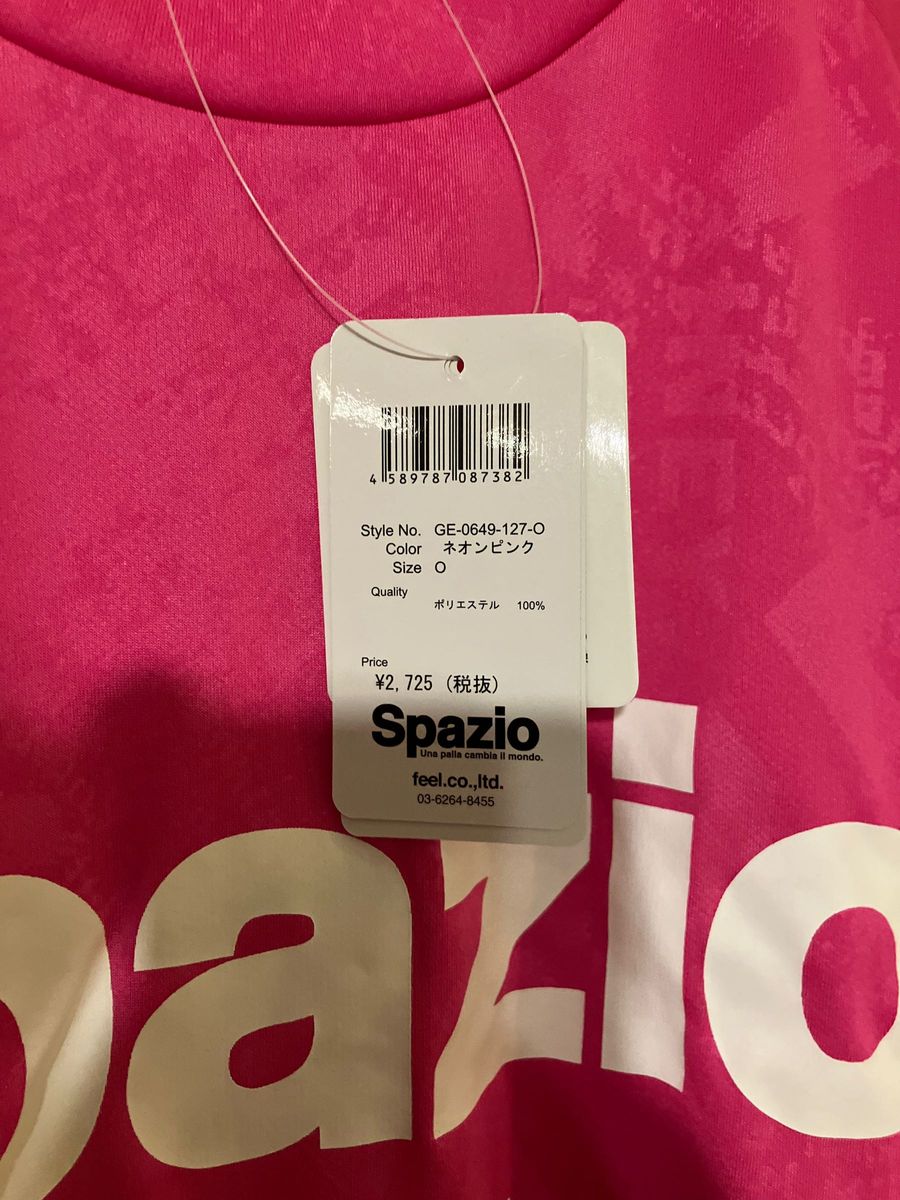 B様専用 新品 Oサイズ Spazio スパッツィオ プラクティスシャツ ネオピンク