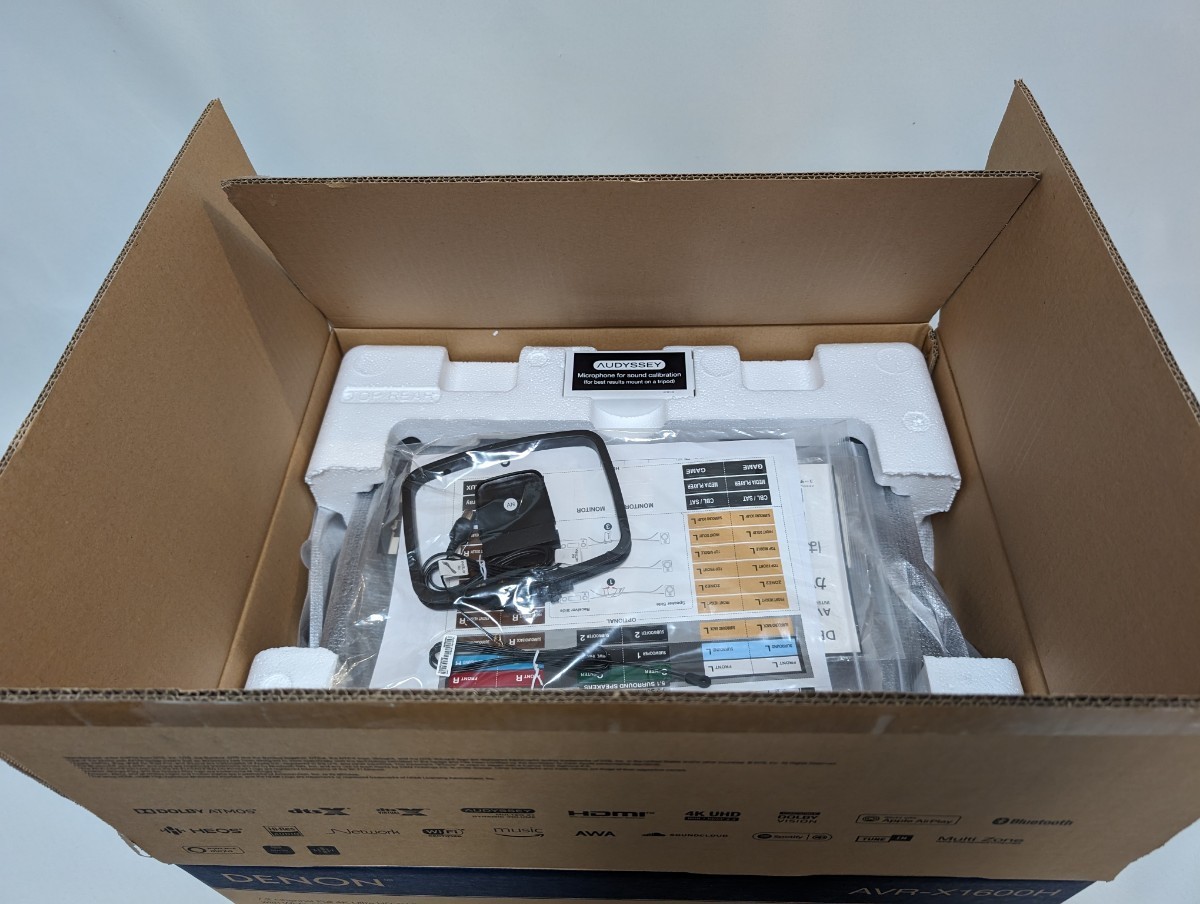 DENON AVR-X1600H AVアンプ 付属品完備 送料無料|Yahoo!フリマ DENON AVR-X1600H AVアンプ 付属品完備 送料無料|Yahoo!フリマ