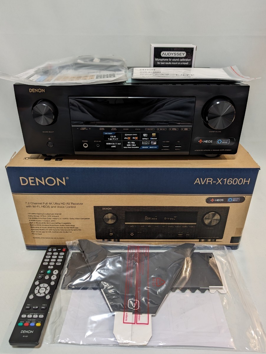 DENON AVR-X1600H AVアンプ 付属品完備 送料無料_画像1