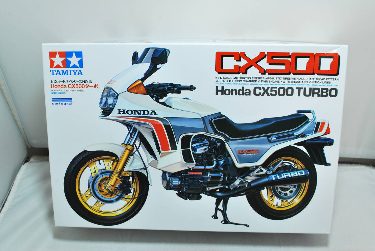 ■　希少！未開封　タミヤ　1/12　ホンダ　CX500 ターボ　カルトグラフ デカール　■_画像1