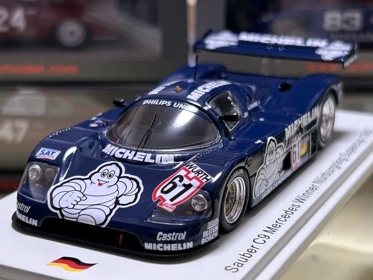 スパーク spark 1/43 Sauber C9 Mercedes Winner Nurburgring Supercup 1987 [SG429]_画像1