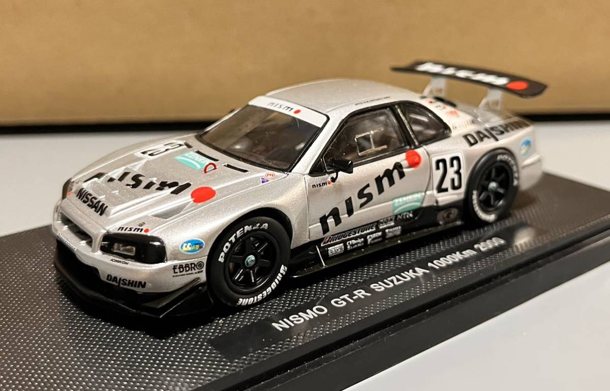 エブロ 1/43 NISMO GT-R SUZUKA 1000km 2000 ニスモ GT-R R34 鈴鹿 '00 #23 ジャンク_画像1