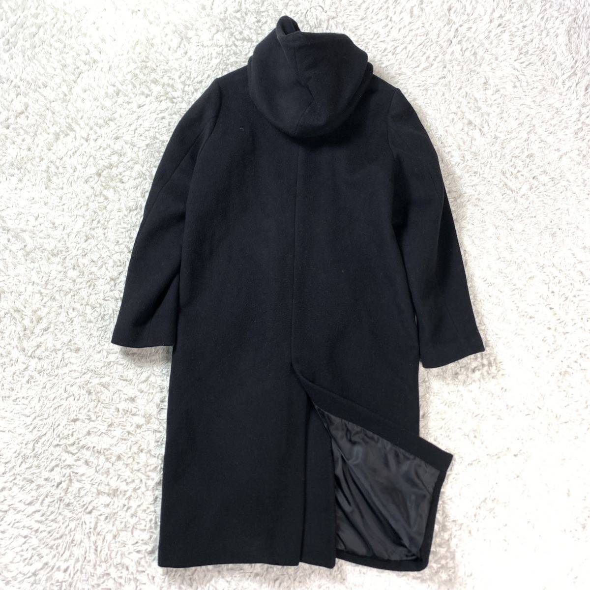  Journal Standard coat black black with a hood . wool .M YA6093