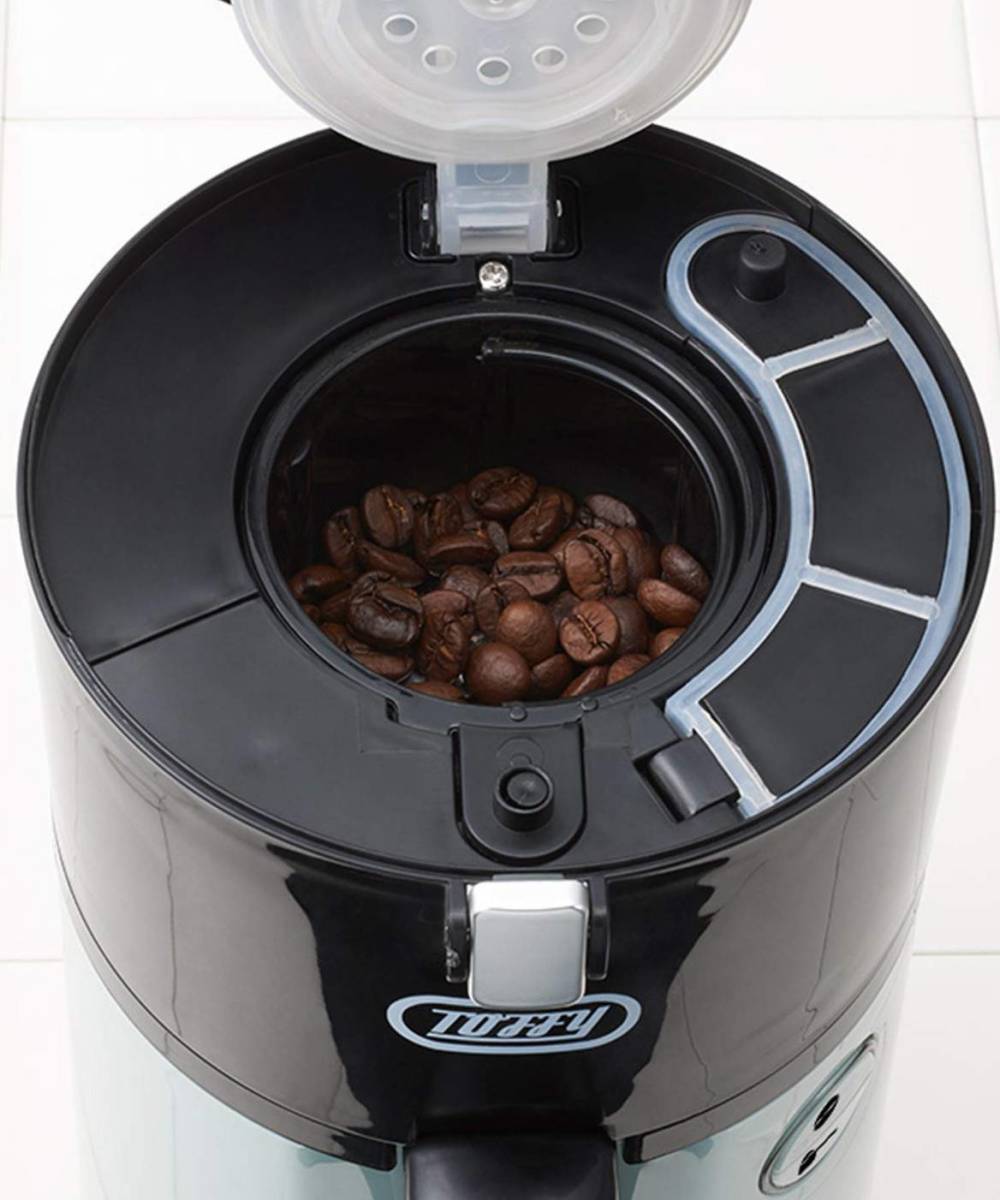 安心の長期保証 省スペース全自動ミル付コーヒーメーカー