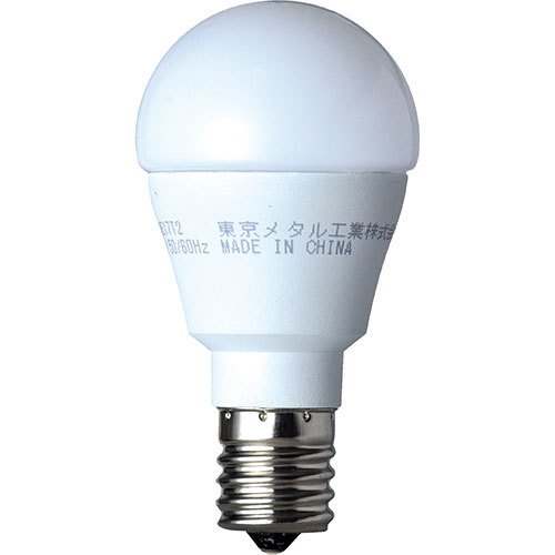 【5個セット】 東京メタル工業 LED電球 ミニクリプトン型 電球色 40W相当 口金E17 調光可 LDA5LD40WE17T2X5_画像1