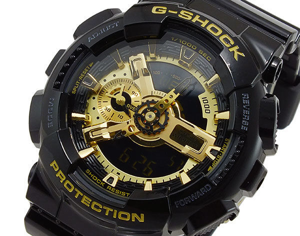 カシオ CASIO Gショック G-SHOCK ハイパーカラーズ 腕時計 GA-110GB-1AJF ゴールド_画像1