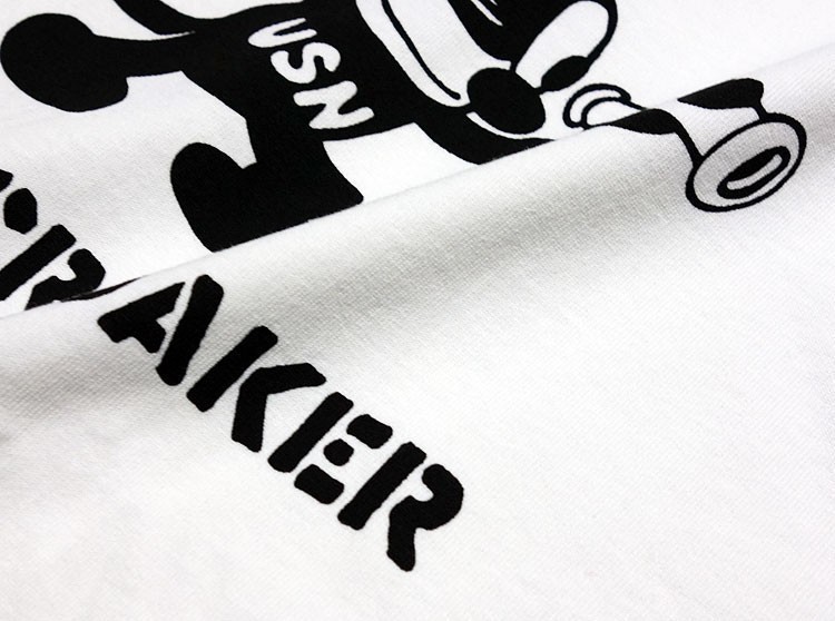 極厚 スーパーヘビーウェイト ミリタリー Tシャツ XXL 米海軍 NAVY CROAKER 白 ホワイト_画像6